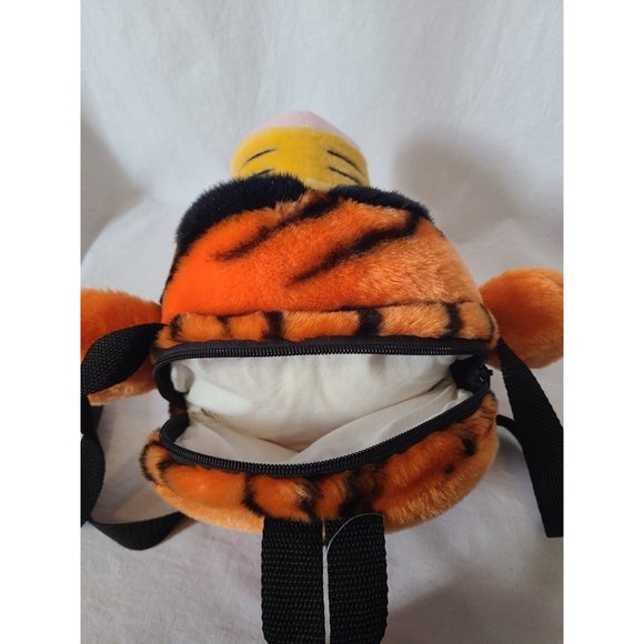 Vintage Tigger Head Plush Backpack Disney Winnie The Pooh With Tags - Picture 6 of 6
